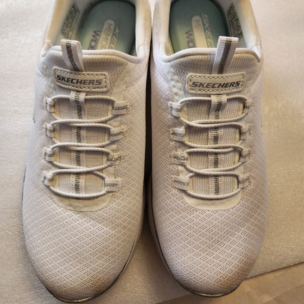 Sketchers Slip ins for women.  White, size 6.5
